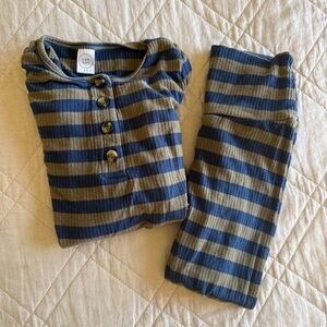 lou lou rome ribbed top and bottoms